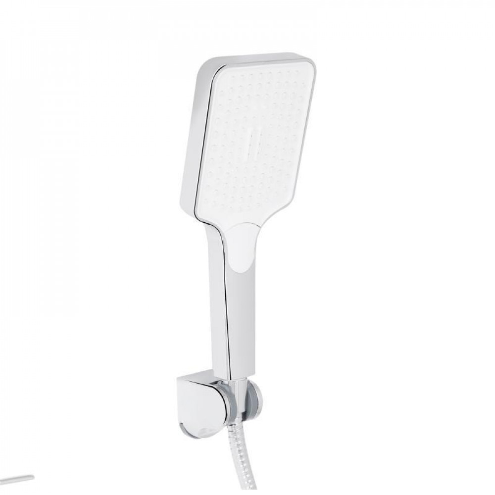 Змішувач для ванни Qtap Nando з довгим поворотним виливом та душовим гарнітуром QTNAN260CRM48652 Chrome SD00054776