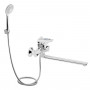 Змішувач для ванни Lidz Sofi 005 з поворотним виливом (з душовим гарнітуром) (k35) LDSOF005CRM22137 Chrome SD00028234