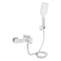 Змішувач для ванни Qtap Nando з душовим гарнітуром QTNAN259CRM48651 Chrome
