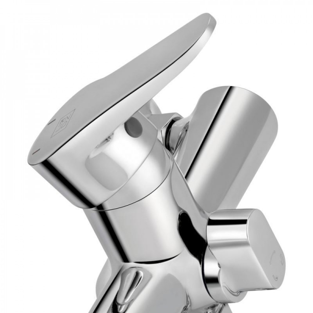 Смеситель для ванны Lidz Nicole 006 с поворотным изливом (с душевым гарнитуром) (k35) LDNIC006CRM22139 Chrome SD00028236