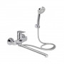 Змішувач для ванни Lidz Wieza 005 з поворотним виливом (з душовим гарнітуром) (k35) LDWIE005CRM45411 Chrome SD00051535