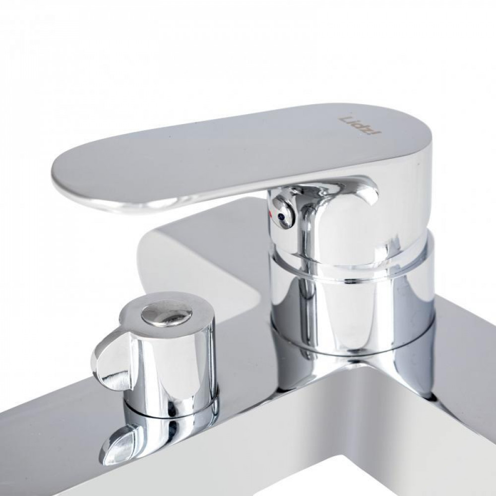 Змішувач для ванни Lidz Arrow 0061 (з душовим гарнітуром) (k35) LDARR0061CRM44956 Chrome SD00051080